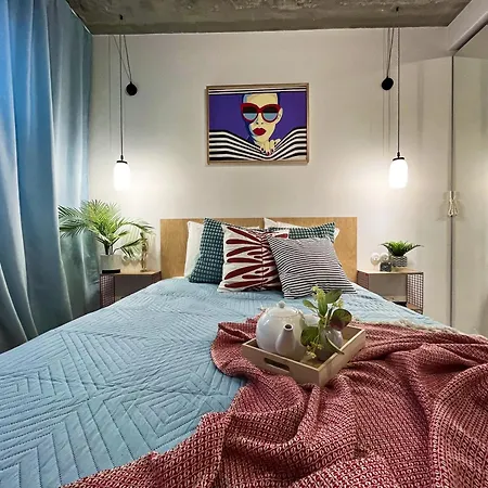 Funky Vibes - Wyszynskiego 55 - Self Check-in 24h - Free Parking Apartman *