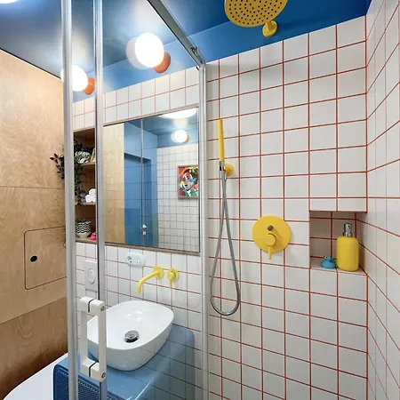 公寓 Funky Vibes - Wyszynskiego 55 - Self Check-in 24h - Free Parking 弗罗茨瓦夫