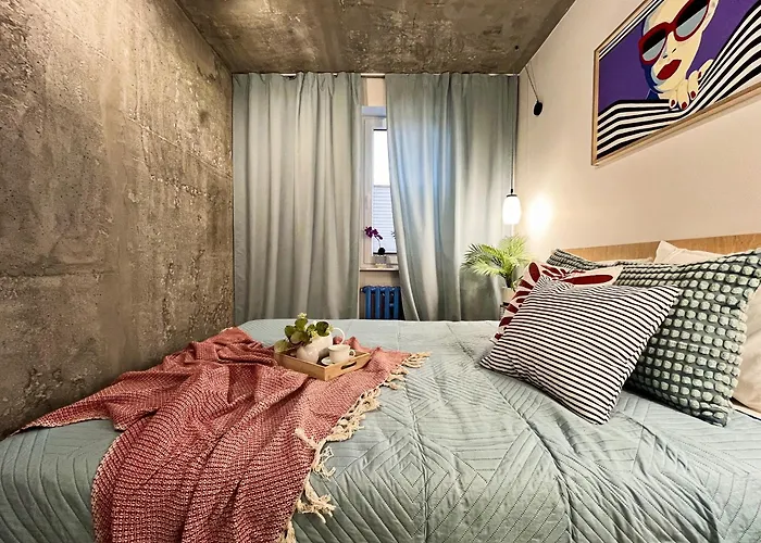 Apartment Funky Vibes - Wyszynskiego 55 - Self Check-in 24h - Free Parking Wroclaw